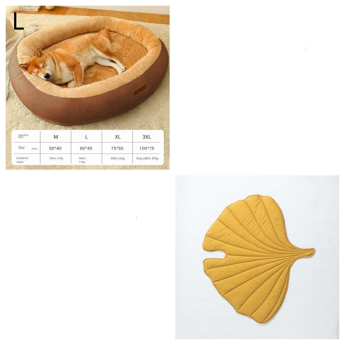 Abnehmbares und Waschbares Haustierbett im Bundle oder Einzeln