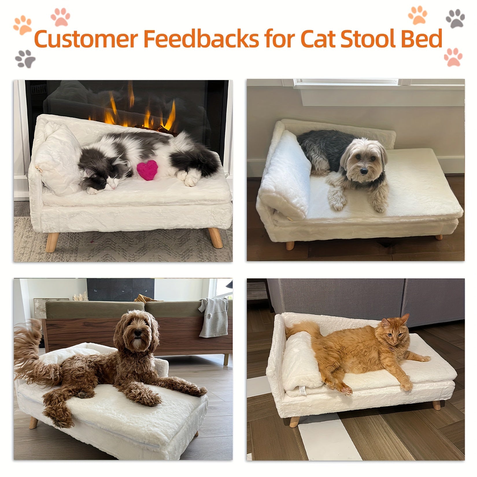 Weicher und warmer Nestsofahocker für Hunde/Katzen