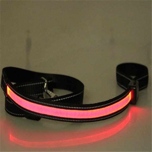 Solar/USB LED Hundehalsband