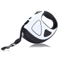 Automatic retractable fiber LED leash