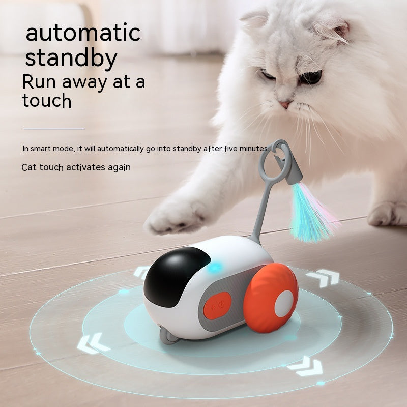 The Crazy-Joy Car – revolutionary, remote-controlled cat toy