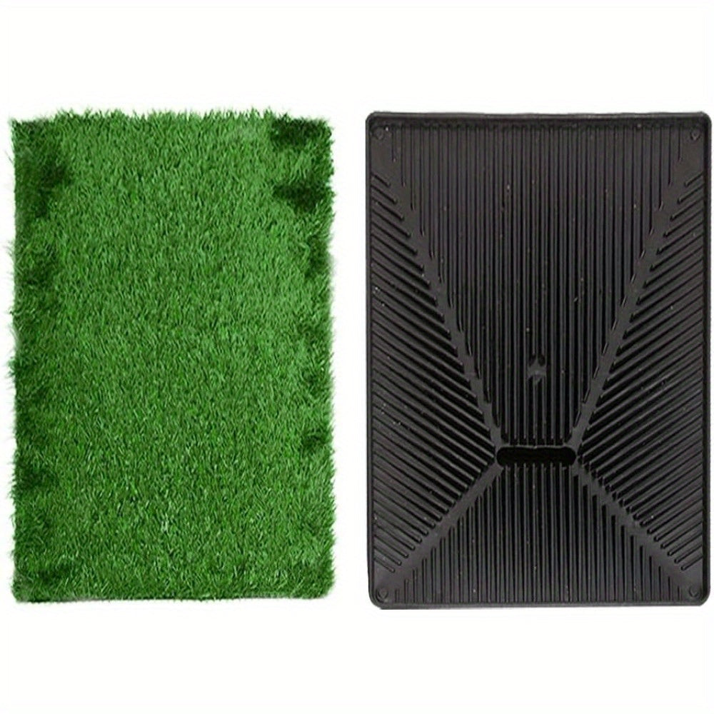 Hundetoilette mit Gras Trainingsmatte für Welpen zur Stubenreinheit, waschbar