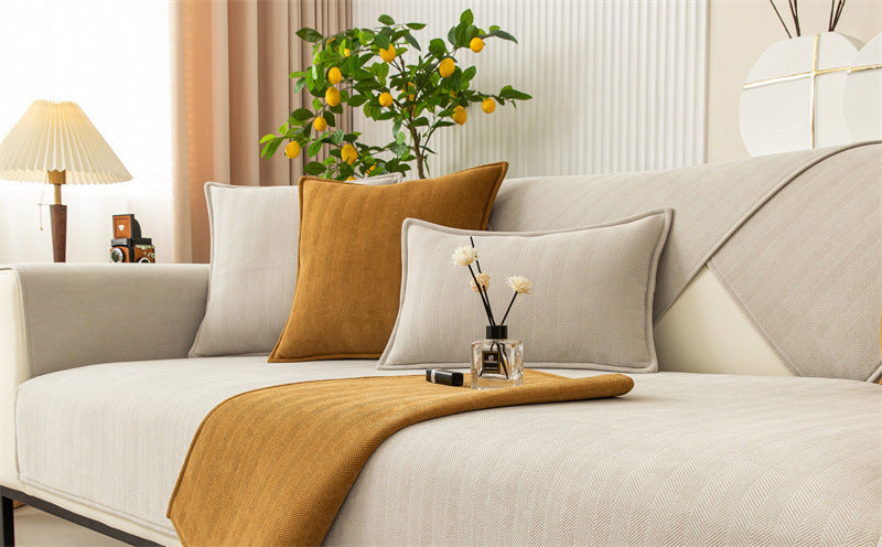 All-Inclusive-Universalbezug aus luxuriösem Chenille-Light