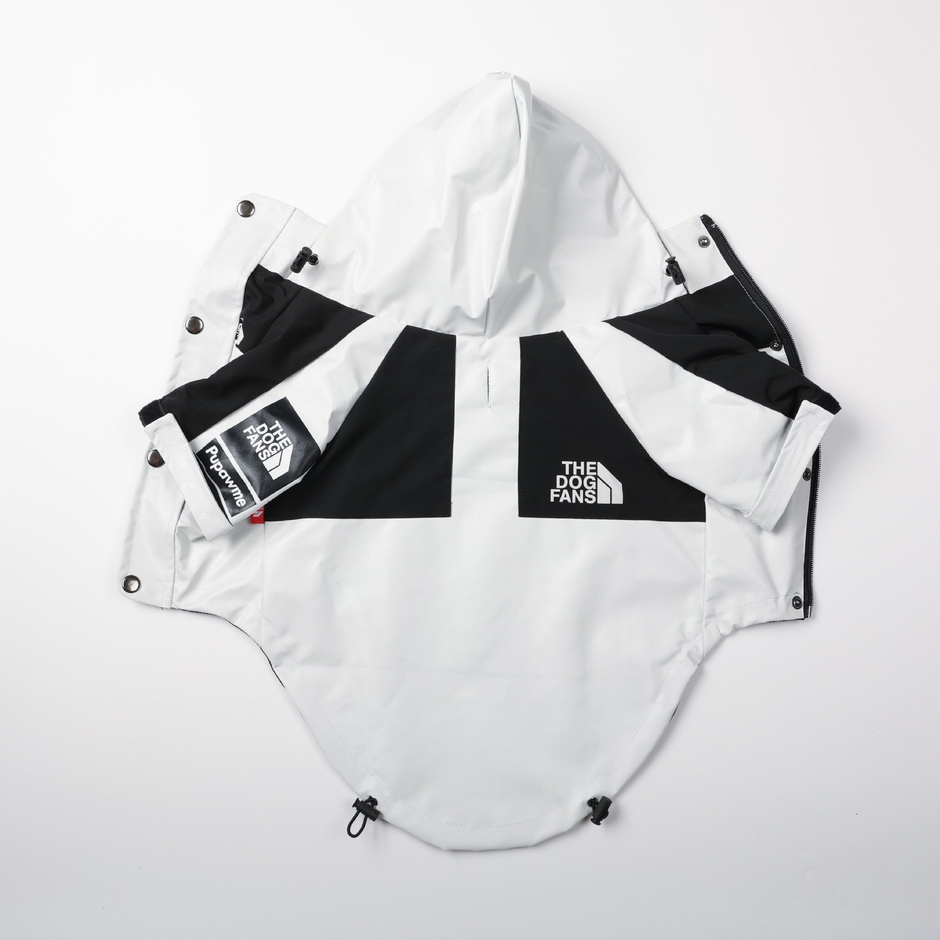 The Dog Fans Regenjacke in weiß