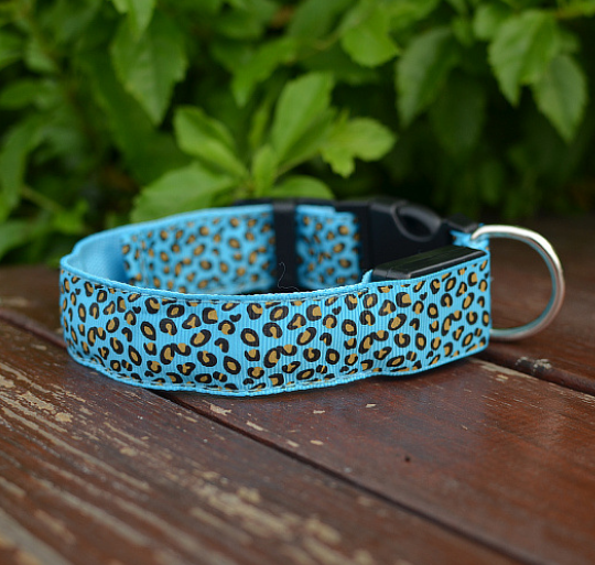 Leoparden LED Halsband