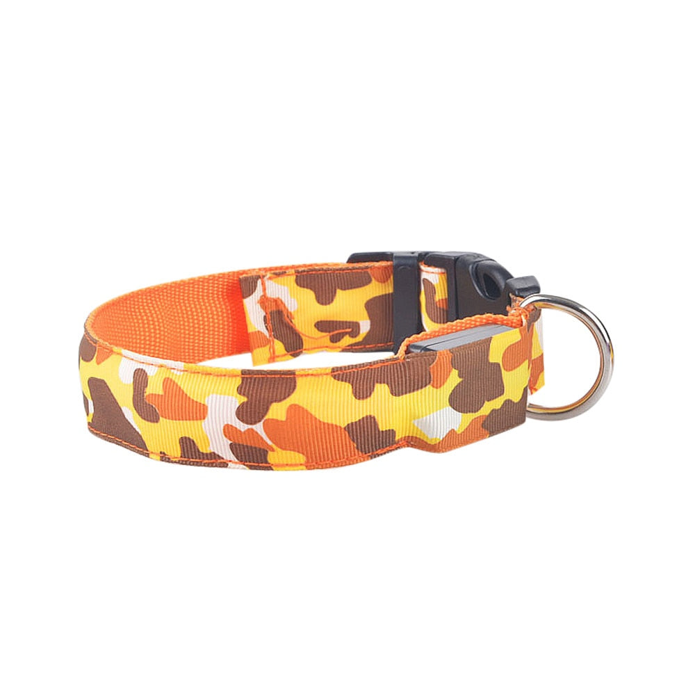 Camouflage LED Halsband