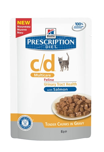 Hill's Prescription Diet Hill's Feline C/D Multicare Lachs 12X85 GR