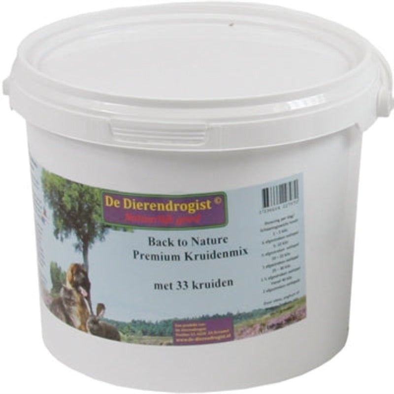 Dierendrogist Tierchemiker Back To Nature Premium-Kräutermischung Mit 33 Kräutern