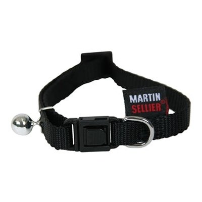 Martin Katzenhalsband Nylon Uni Schwarz 20-30X1 CM