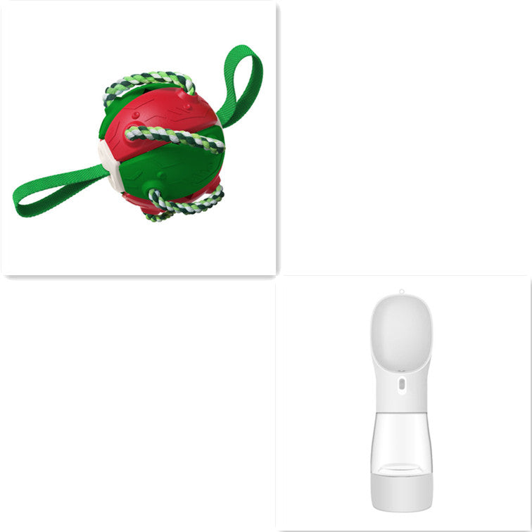 Interaktiver Hundefußball-Fußball mit Laschen