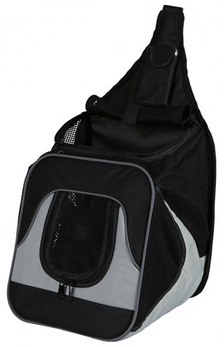 Trixie Dog Bag Savina Belly Schwarz / Grau 30X33X26 CM
