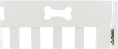 Trixie-Tor Weiss 4 Felder 60-160X75 CM