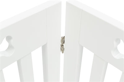 Trixie-Tor Weiss 4 Felder 60-160X75 CM