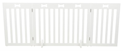 Trixie-Tor Weiss 3 Felder 82-124X61 CM