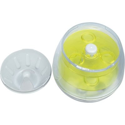 Trixie Roly Poly Snackbecher Eiergrau / Lindgrün 13 CM