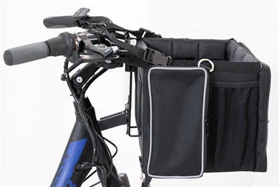 Trixie Fahrradkorb Für Lenker Nylon Schwarz / Grau 41X26X26 CM