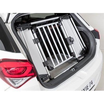 Trixie Trixy-Stammzaun Aluminium / Kunststoff Grau / Schwarz 94-114X69 CM