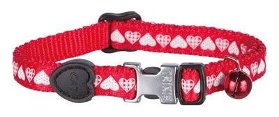 Trixie Halsband Katzenprint Herz Sortiert