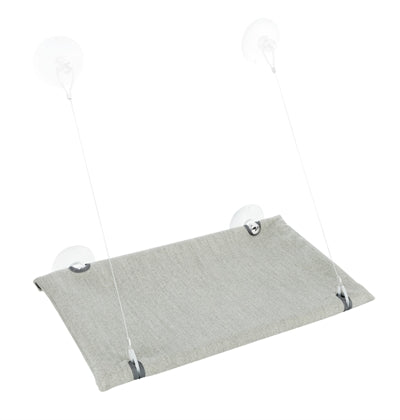 Trixie Katze Korb Hängematte Fenster Samt Grau 50X30 CM