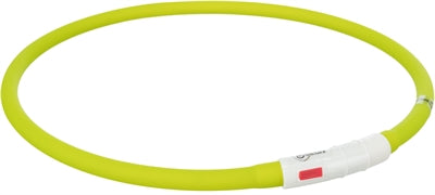 Trixie Halsband Usb Silikon Leuchtend Wiederaufladbar Grün 70X1 CM