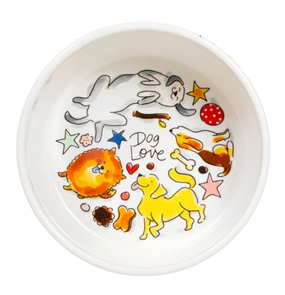 Blond Amsterdam Futterschale Hund Liebe 15.5X15.5X7 CM