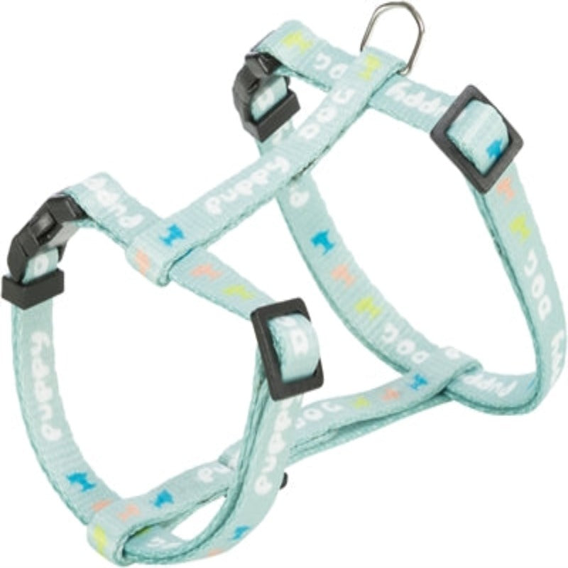 Trixie Hundegeschirr Junior Mit Leine Mintgrün 27-45X1 CM / 2 MTR