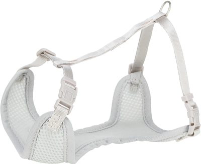 Trixie Hundegeschirr Junior Welpe Softgeschirr Mit Leine Hellgrau 36-50X1 CM / 2 MTR