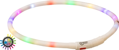 Trixie Halsband Usb Silikon Leuchtend Wiederaufladbar Mehrfarbig 70X1 CM
