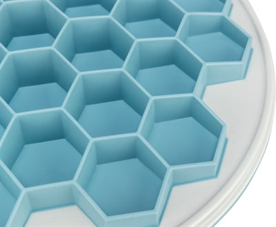 Trixie Slowfeeding Platehive Kunststoff / Tpr / Tpe Grau / Blau 30X30 CM