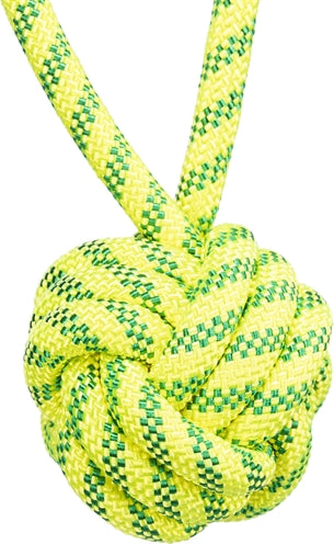 Trixie Aquatoy Seil Mit Ball Schwimmende Polyester Gelb/Grün 7X7X21 CM
