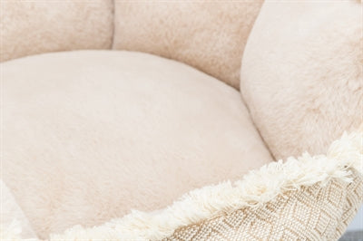 Trixie Hund Korb Boho Eckig Beige