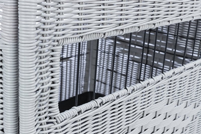 Trixie Home Zwinger Polyrotan Hellgrau 58X77X60 CM