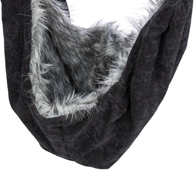Trixie Dog Bag Belly Carrier Soft Schwarz/Grau 60X22X20 CM