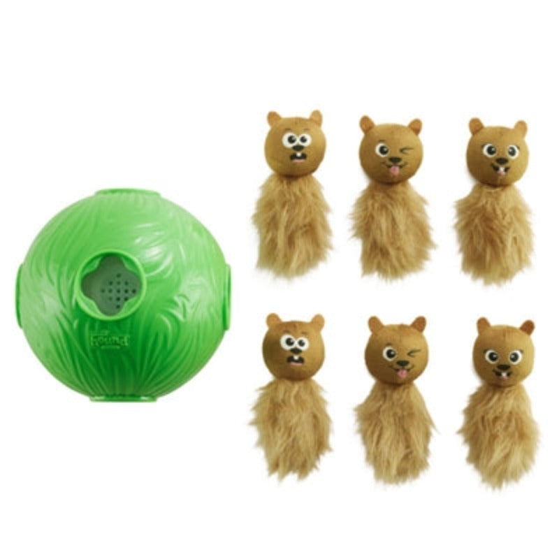 Outward Hound Nina Ottosson Hund Snuffle N' Treat Ball Grün 16X16X16 CM
