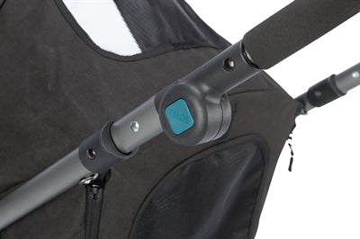 Trixie Hundebuggy Schwarz / Petrol BIS ZU 20 KG 60X120X112 CM