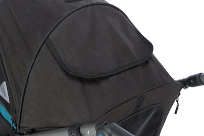 Trixie Hundebuggy Schwarz / Petrol BIS ZU 20 KG 60X120X112 CM