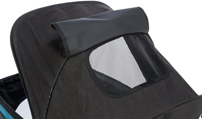Trixie Hundebuggy Schwarz / Petrol BIS ZU 20 KG 60X120X112 CM