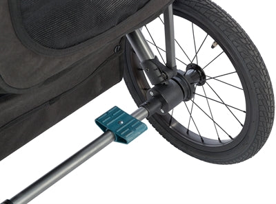 Trixie Hundebuggy Schwarz / Petrol BIS ZU 20 KG 60X120X112 CM