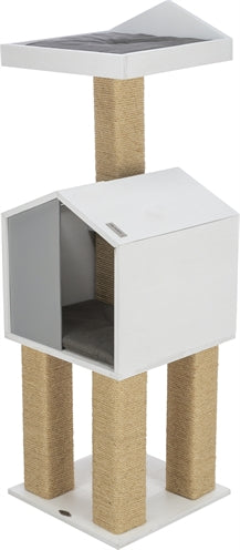 Trixie Be Nordic Kratzbaum Jonte Grau/Weiss 38X38X115 CM