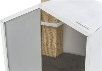 Trixie Be Nordic Kratzbaum Jonte Grau/Weiss 38X38X115 CM