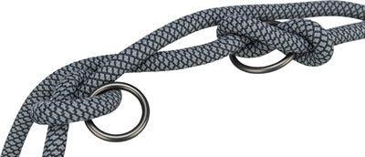 Trixie Soft Rope Hundeleine Verstellbar Schwarz/Grau 200X1 CM