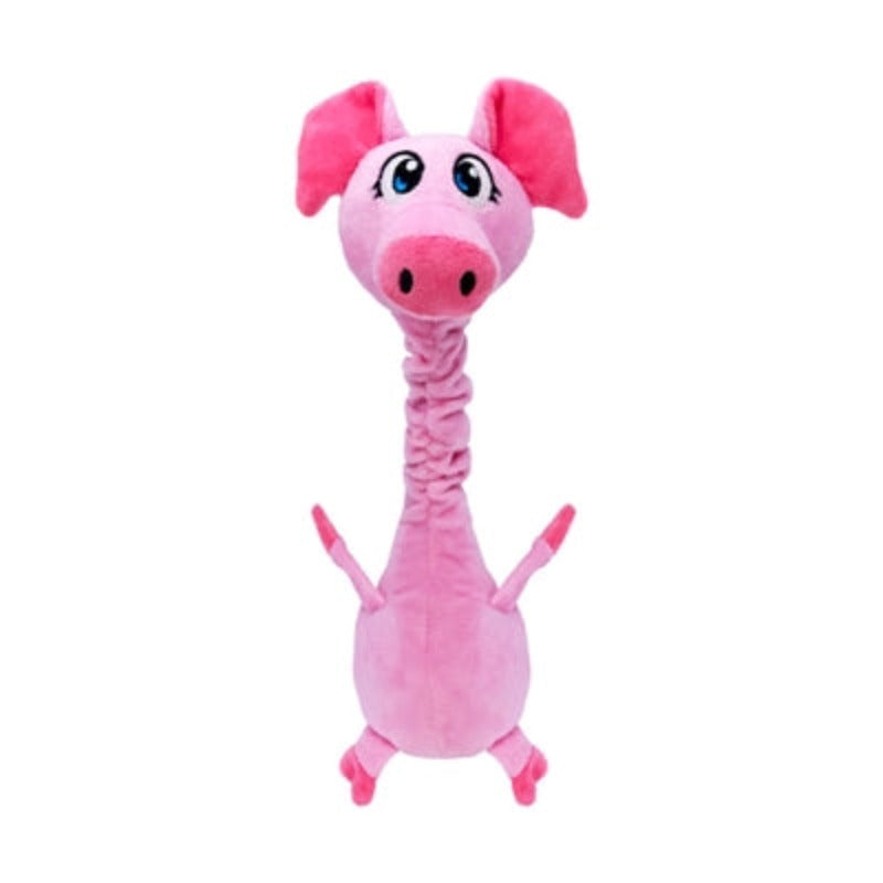 Kong Schüttler Bobz Schwein Mit Quietsche Rosa 33X14X9 CM