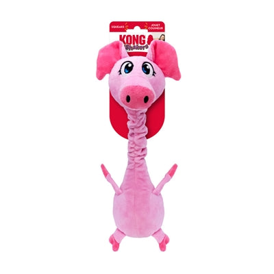 Kong Schüttler Bobz Schwein Mit Quietsche Rosa 33X14X9 CM