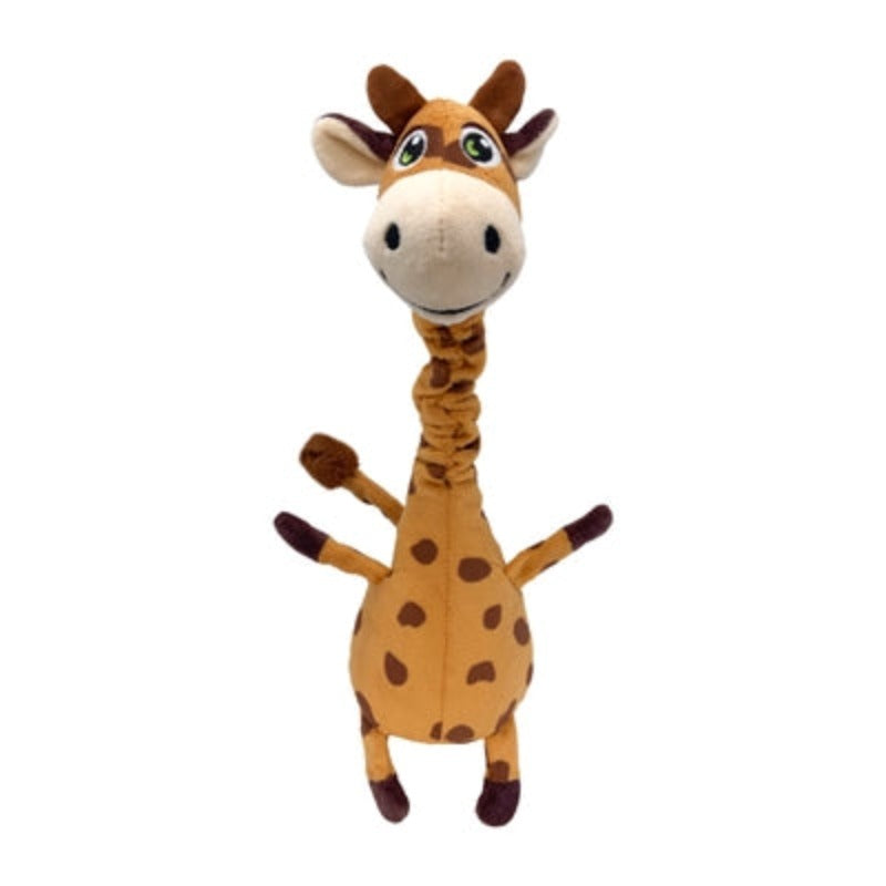 Kong Schüttler Bobz Giraffe Mit Quietsche Braun 30,5X16X9 CM