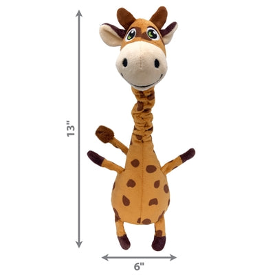 Kong Schüttler Bobz Giraffe Mit Quietsche Braun 30,5X16X9 CM