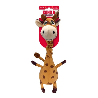 Kong Schüttler Bobz Giraffe Mit Quietsche Braun 30,5X16X9 CM