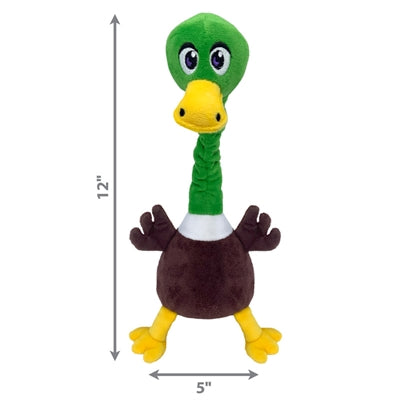 Kong Schüttler Bobz Ente Mit Quietsche Grün 29X10X9 CM