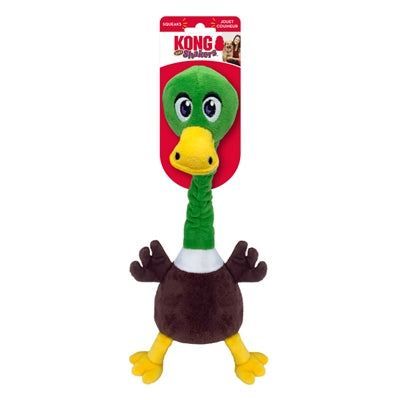 Kong Schüttler Bobz Ente Mit Quietsche Grün 29X10X9 CM
