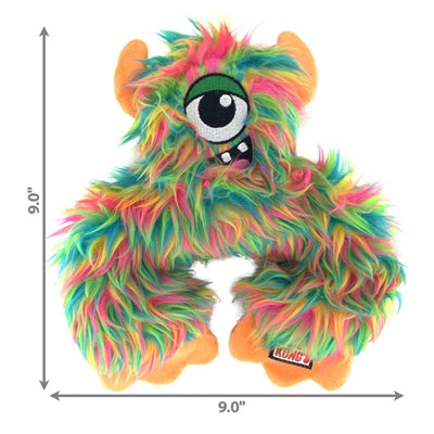 Kong Frizzle Frazzle Mit Quietsch- Und Knistergeräuschen Verstärkt 14X15X6 CM