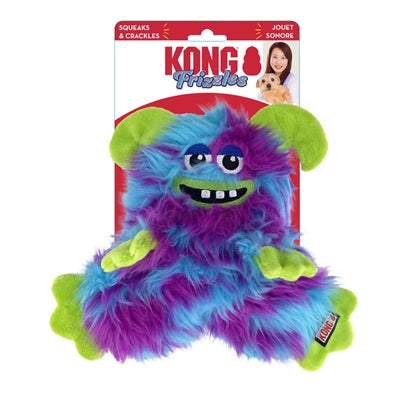 Kong Frizzle Razzle Mit Quietsch- Und Knarzgeräuschen Verstärkt 16,5X12,5X6 CM